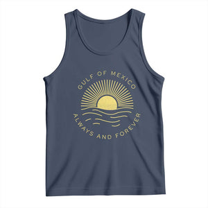 Gulf of Mexico Tank Top Always & Forever Vintage Sunset Political TS02 Navy Print Your Wear