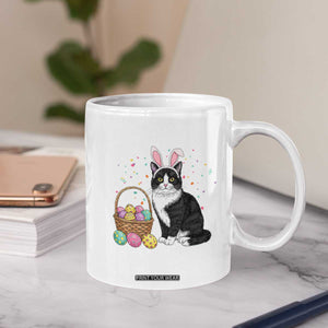 Easter Day Cat Bunny Ears Eggs Graphic Coffee Mug TS02 Print Your Wear
