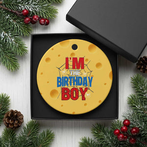 Spider Birthday Boy Ceramic Ornament Spiders Lover Bday Party TS02 1pc Yellow Cheese Print Your Wear
