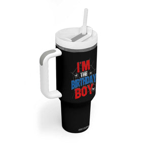 Spider Birthday Boy Tumbler With Handle Spiders Lover Bday Party TS02 Print Your Wear