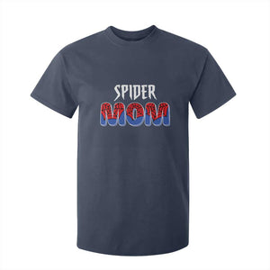 Funny Spider Mom T Shirt For Kid Son Birthday Party TS02 Navy Print Your Wear