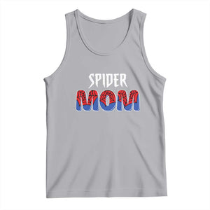 Funny Spider Mom Tank Top Son Birthday Party TS02 Athletic Heather Print Your Wear