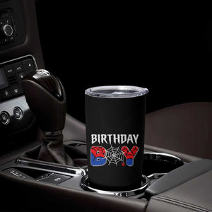 Spider Birthday Boy Tumbler Cup Bday Spiders Party TS02 Print Your Wear