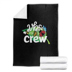 VBS Crew 2025 Throw Blanket Magnified Smallest Insects Adventure Vacation Bible School Squad TS02 Black Print Your Wear