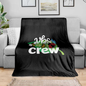 VBS Crew 2025 Throw Blanket Magnified Smallest Insects Adventure Vacation Bible School Squad TS02 Print Your Wear