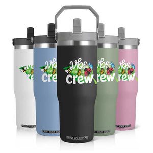 VBS Crew 2025 Flip Straw Tumbler Magnified Smallest Insects Adventure Vacation Bible School Squad TS02 Print Your Wear