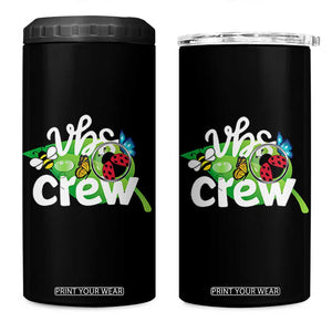 VBS Crew 2025 4 in 1 Can Cooler Tumbler Magnified Smallest Insects Adventure Vacation Bible School Squad TS02 One Size: 16 oz Black Print Your Wear