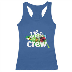 VBS Crew 2025 Racerback Tank Top Magnified Smallest Insects Adventure Vacation Bible School Squad TS02 Royal Blue Print Your Wear
