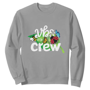VBS Crew 2025 Sweatshirt Magnified Smallest Insects Adventure Vacation Bible School Squad TS02 Sport Gray Print Your Wear