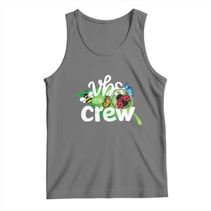 VBS Crew 2025 Tank Top Magnified Smallest Insects Adventure Vacation Bible School Squad TS02 Black Heather Print Your Wear