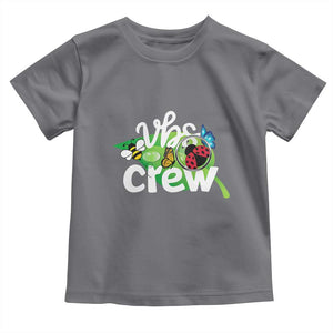 VBS Crew 2025 Toddler T Shirt Magnified Smallest Insects Adventure Vacation Bible School Squad TS02 Charcoal Print Your Wear
