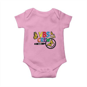 VBS 2025 Baby Onesie Magnified Vacation Bible School Butterfly VBS Team TS02 Light Pink Print Your Wear