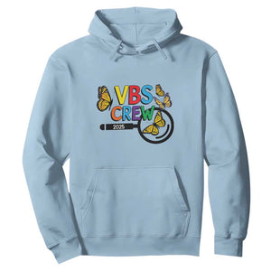 VBS 2025 Hoodie Magnified Vacation Bible School Butterfly VBS Team TS02 Light Blue Print Your Wear