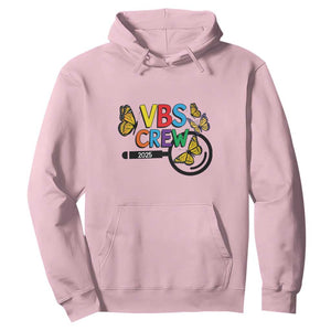 VBS 2025 Hoodie Magnified Vacation Bible School Butterfly VBS Team TS02 Light Pink Print Your Wear