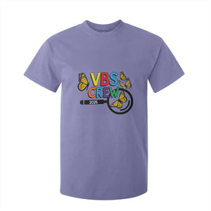 VBS 2025 T Shirt For Kid Magnified Vacation Bible School Butterfly VBS Team TS02 Violet Print Your Wear
