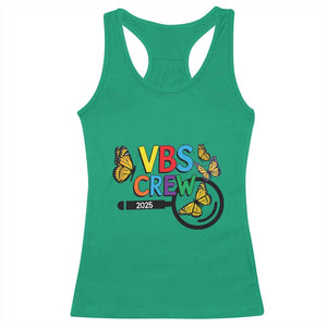 VBS 2025 Racerback Tank Top Magnified Vacation Bible School Butterfly VBS Team TS02 Irish Green Print Your Wear