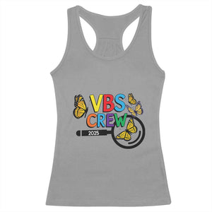 VBS 2025 Racerback Tank Top Magnified Vacation Bible School Butterfly VBS Team TS02 Sport Gray Print Your Wear