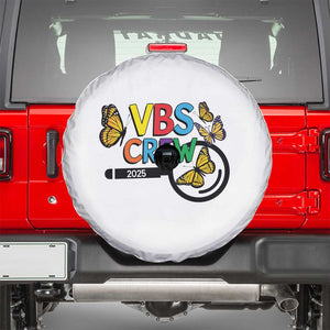 VBS 2025 Spare Tire Cover Magnified Vacation Bible School Butterfly VBS Team TS02 White Print Your Wear