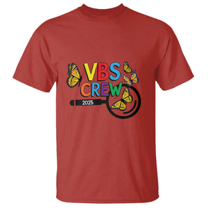 VBS 2025 T Shirt Magnified Vacation Bible School Butterfly VBS Team TS02 Red Print Your Wear