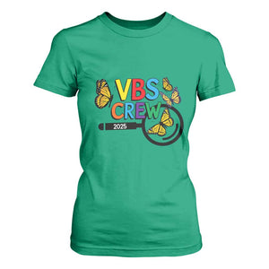 VBS 2025 T Shirt For Women Magnified Vacation Bible School Butterfly VBS Team TS02 Irish Green Print Your Wear