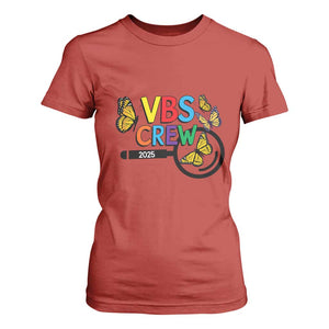 VBS 2025 T Shirt For Women Magnified Vacation Bible School Butterfly VBS Team TS02 Red Print Your Wear