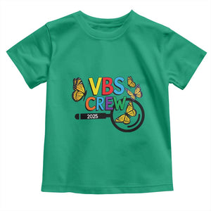 VBS 2025 Toddler T Shirt Magnified Vacation Bible School Butterfly VBS Team TS02 Irish Green Print Your Wear