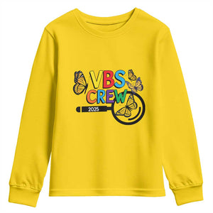 VBS 2025 Youth Sweatshirt Magnified Vacation Bible School Butterfly VBS Team TS02 Daisy Print Your Wear