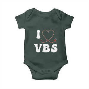 I Love VBS 2025 Baby Onesie Vacation Bible School Ladybug VBS Team TS02 Print Your Wear