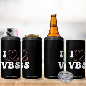 I Love VBS 2025 4 in 1 Can Cooler Tumbler Vacation Bible School Ladybug VBS Team TS02 Print Your Wear