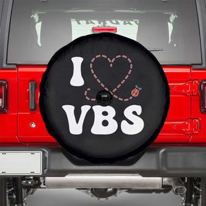 I Love VBS 2025 Spare Tire Cover Vacation Bible School Ladybug VBS Team TS02 Black Print Your Wear