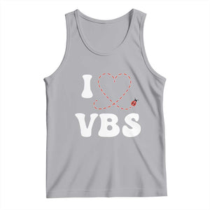 I Love VBS 2025 Tank Top Vacation Bible School Ladybug VBS Team TS02 Athletic Heather Print Your Wear