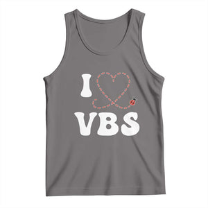 I Love VBS 2025 Tank Top Vacation Bible School Ladybug VBS Team TS02 Deep Heather Print Your Wear