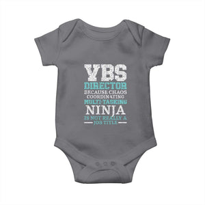VBS Director Baby Onesie Vacation Bible School Christian Teacher TS02 Charcoal Print Your Wear
