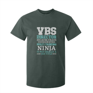 VBS Director T Shirt For Kid Vacation Bible School Christian Teacher TS02 Dark Forest Green Print Your Wear