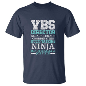 VBS Director T Shirt Vacation Bible School Christian Teacher TS02 Navy Print Your Wear