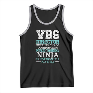 VBS Director Tank Top Vacation Bible School Christian Teacher TS02 Black Athletic Heather Print Your Wear
