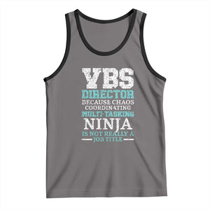 VBS Director Tank Top Vacation Bible School Christian Teacher TS02 Deep Heather Black Print Your Wear