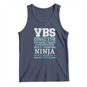 VBS Director Tank Top Vacation Bible School Christian Teacher TS02 Navy Print Your Wear