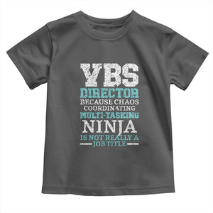VBS Director Toddler T Shirt Vacation Bible School Christian Teacher TS02 Dark Heather Print Your Wear