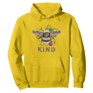 Bee Autism Awareness Hoodie Be Kind Bumblebee Spectrum Ribbon Puzzle Piece TS02 Daisy Printyourwear