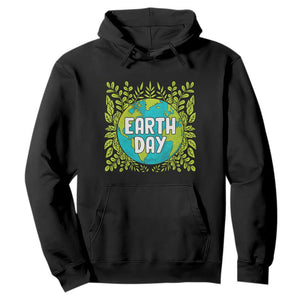 Earth Day Hoodie Celebrate Earth Day Go Green Go Planet Plant More Trees TS02 Black Printyourwear