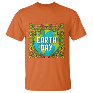 Earth Day T Shirt Celebrate Earth Day Go Green Go Planet Plant More Trees TS02 Orange Printyourwear