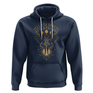 Moth Hoodie Hello Darkness My Old Friend Sound Of Silence Starry Luna Moth Actias Luna Mystic Alchemy Moth Spirit Animal Celestial Shirt for Women, Moth T-shirt, Spiritual Shirt, TS02 Navy Printyourwear
