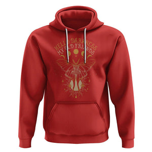 Moth Hoodie Hello Darkness My Old Friend Sound Of Silence Starry Luna Moth Actias Luna Mystic Alchemy Moth Spirit Animal Celestial Shirt for Women, Moth T-shirt, Spiritual Shirt, TS02 Red Printyourwear