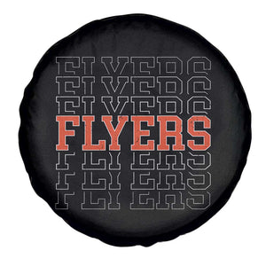 Retro Flyers Name Script Style Spare Tire Cover Vintage Distressed Graphic Sports Fan Pride TS02 Print Your Wear