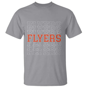 Retro Flyers Name Script Style T Shirt Vintage Distressed Graphic Sports Fan Pride TS02 Sport Gray Print Your Wear