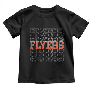 Retro Flyers Name Script Style Toddler T Shirt Vintage Distressed Graphic Sports Fan Pride TS02 Black Print Your Wear