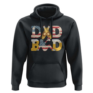 Funny Drinking Dad Hoodie Dad Bod Father Figure Beer Love American Flag TS02 Black Print Your Wear
