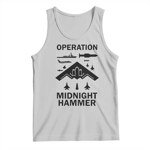 Operation Midnight Hammer Military Tank Top Tactical Warfare Jets Bombers TS02 Ash Print Your Wear