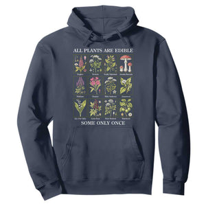 Vintage Botanical Poison Chart Graphic Hoodie All Plants Are Edible Some Only Once
